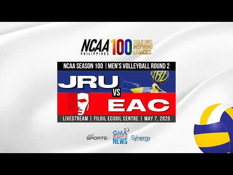 Intense Showdown in NCAA Season 100: JRU Faces EAC in Men's Volleyball Round 2