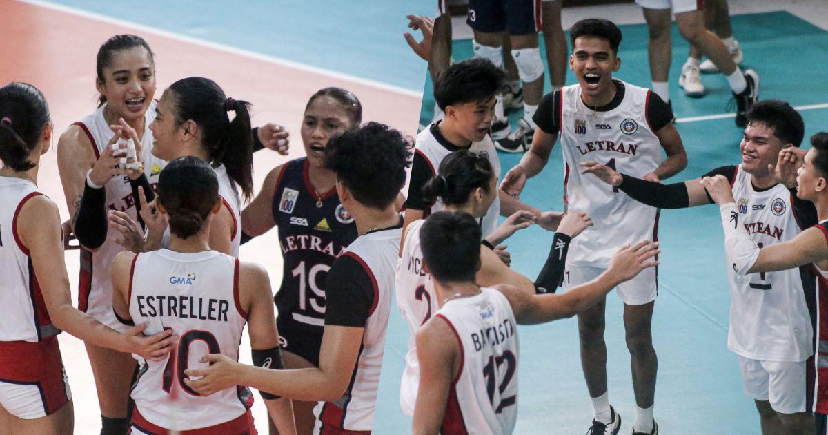Letran Dominates San Sebastian in NCAA Volleyball First Round Finale