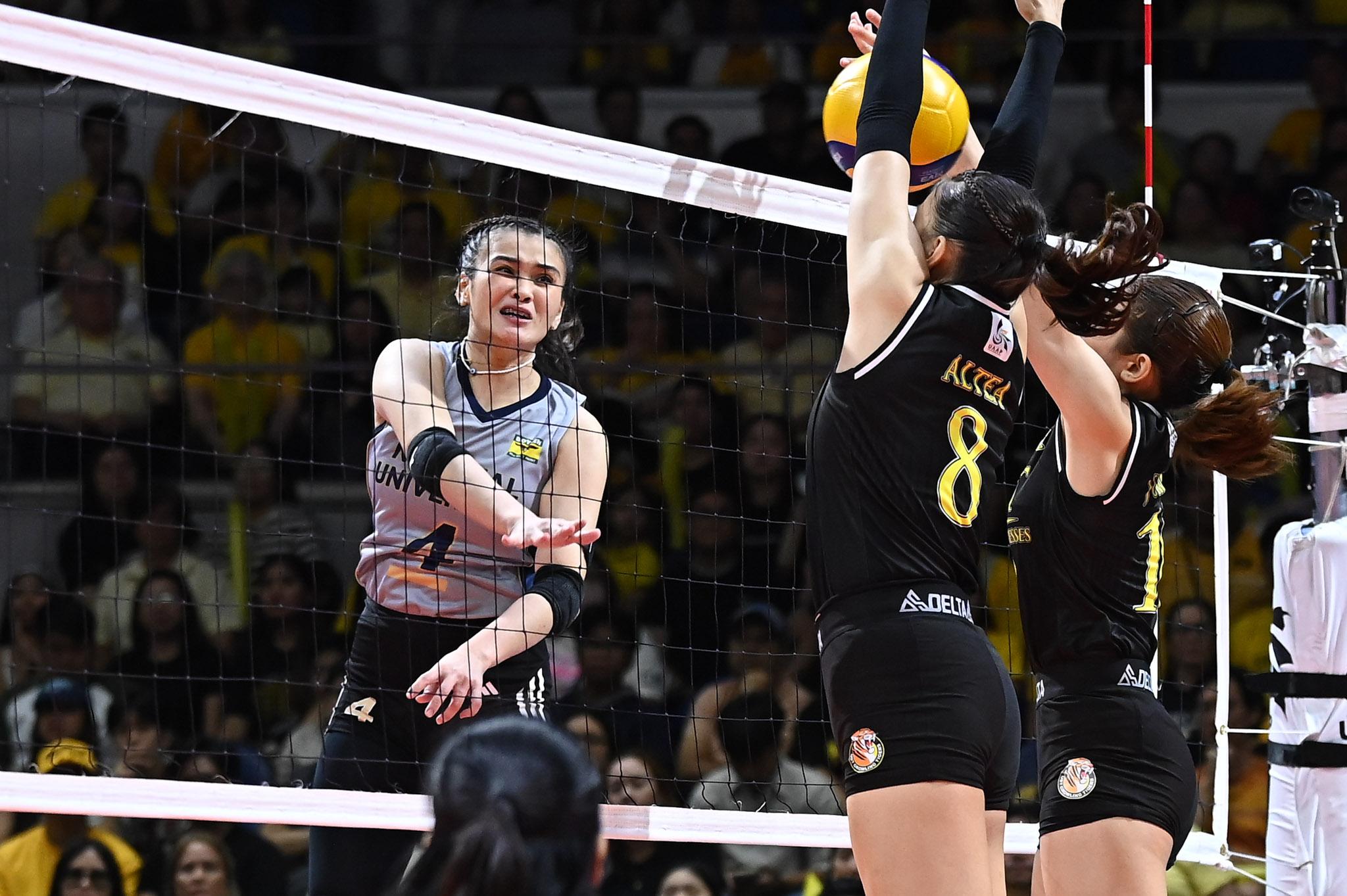 NU Lady Bulldogs Triumph Over UST in Thrilling Five-Set Match, Secure Top Spot