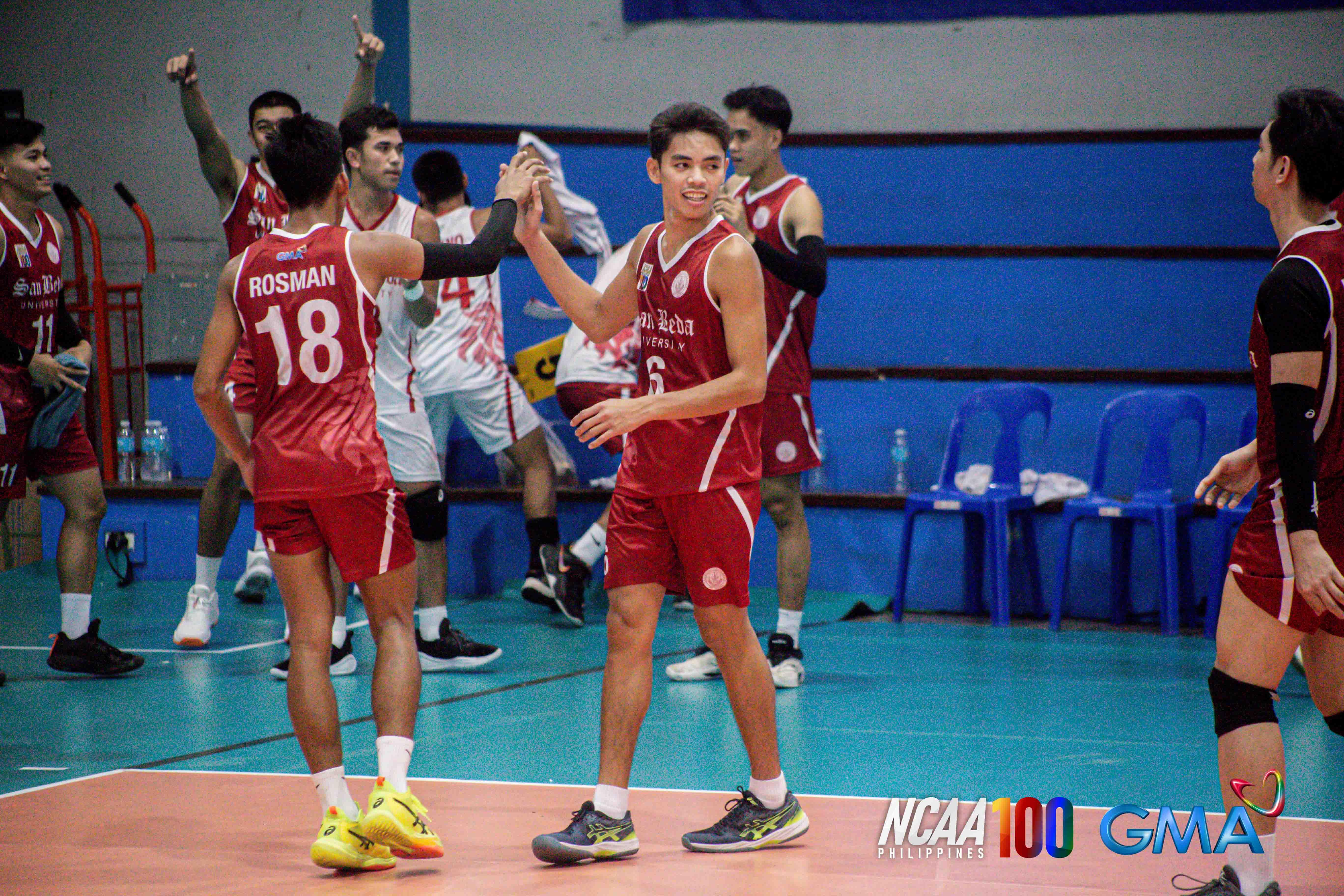 Axel Van Book drops 31 as San Beda overcomes San Sebastian in five-setter