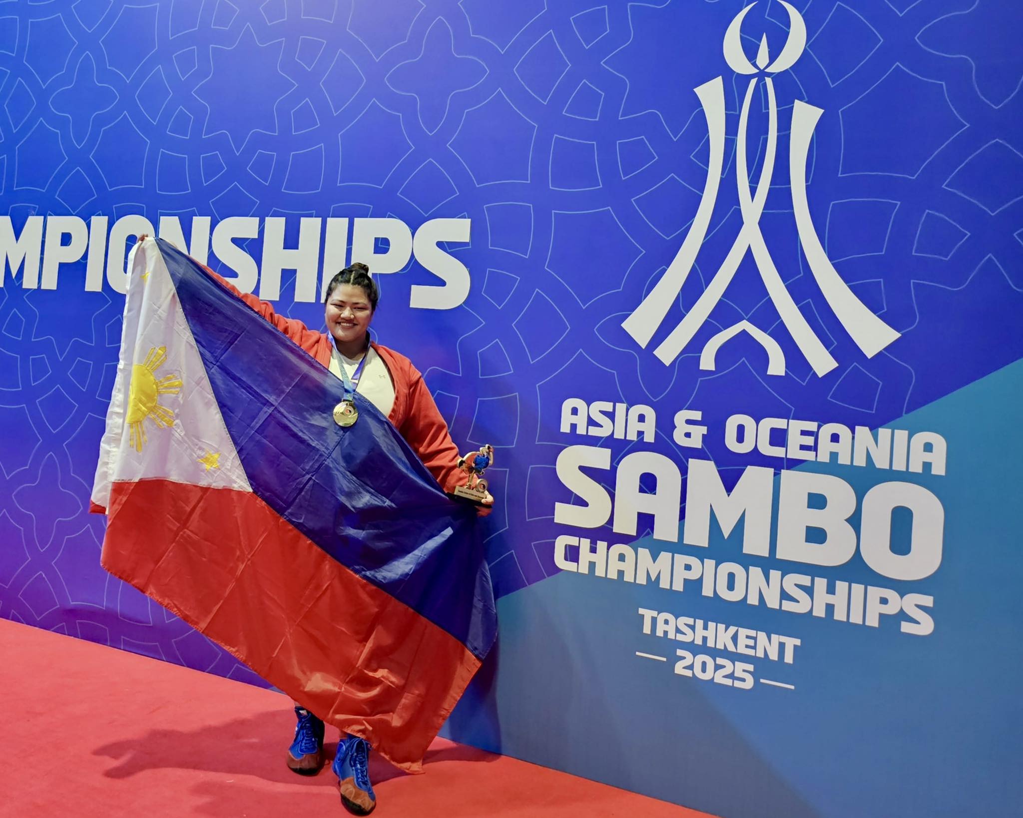 Philippine Sambo Star Sydney Sy Clinches Gold at Asia Oceania Championships