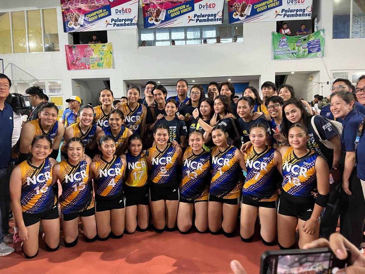 NCR Triumphs Over Western Visayas in Palarong Pambansa Volleyball Finals