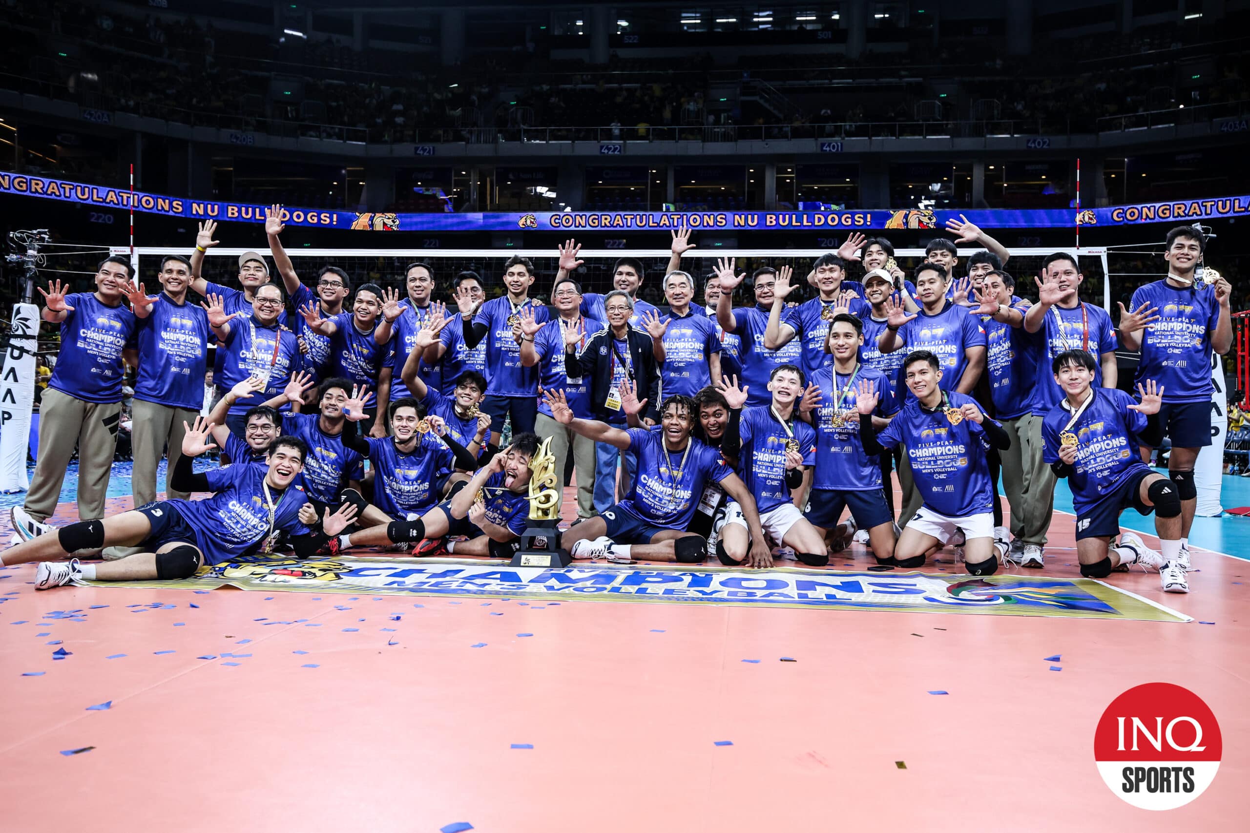 NU Bulldogs Make History with Five-Peat Victory in Front of Record-Breaking Crowd
