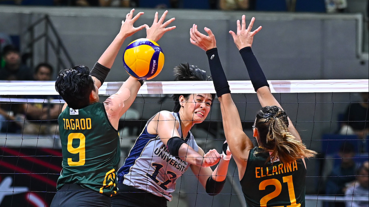 NU Lady Bulldogs Triumph Over FEU Lady Tamaraws in UAAP Volleyball Showdown