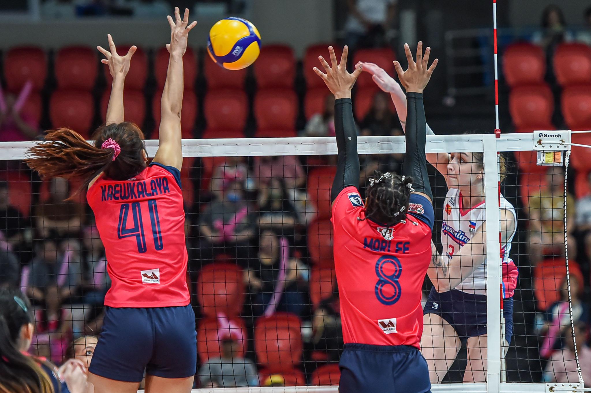 Creamline's AVC Journey Ends in Quarterfinals Against Dominant Thai Team