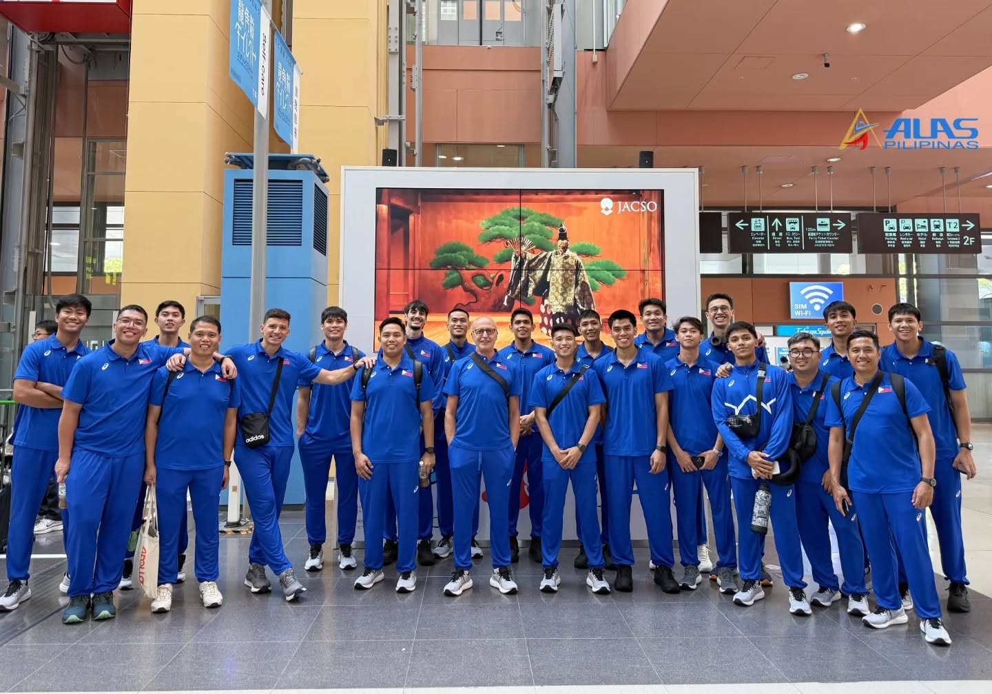 Alas Pilipinas Men's Volleyball Team Lands in Japan for AVC Champions League Debut