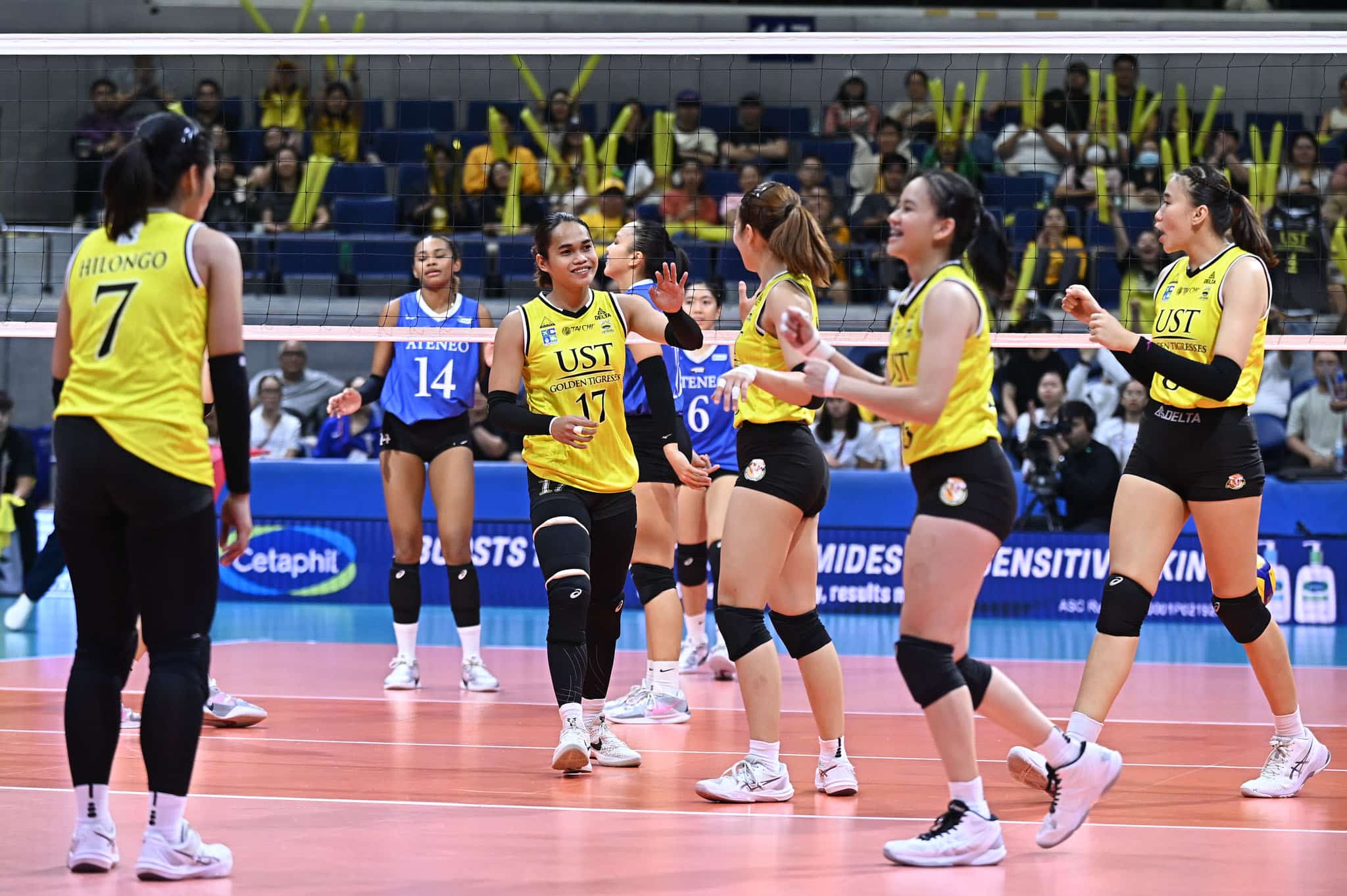 UST Tigresses Dominate Ateneo, Strengthening Their Final Four Position in UAAP Volleyball