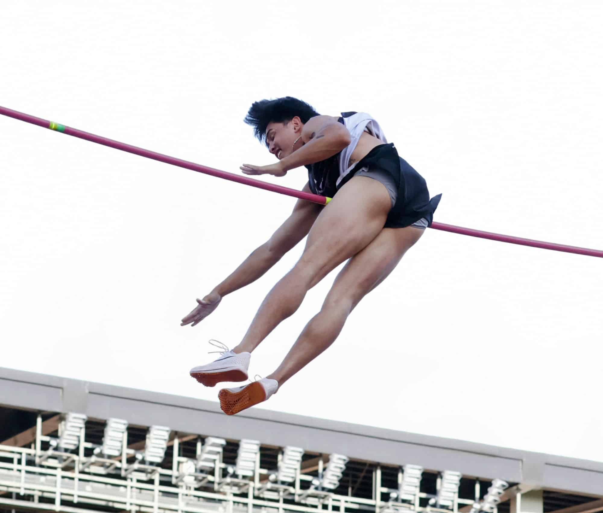 Elijah Cole Aims Higher After Securing Third Consecutive National Pole Vault Title