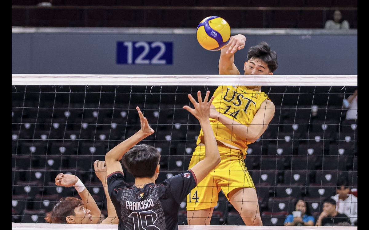 Golden Spikers Surge Ahead: UST Dominates UP to Secure Strong Final Four Position in UAAP Volleyball