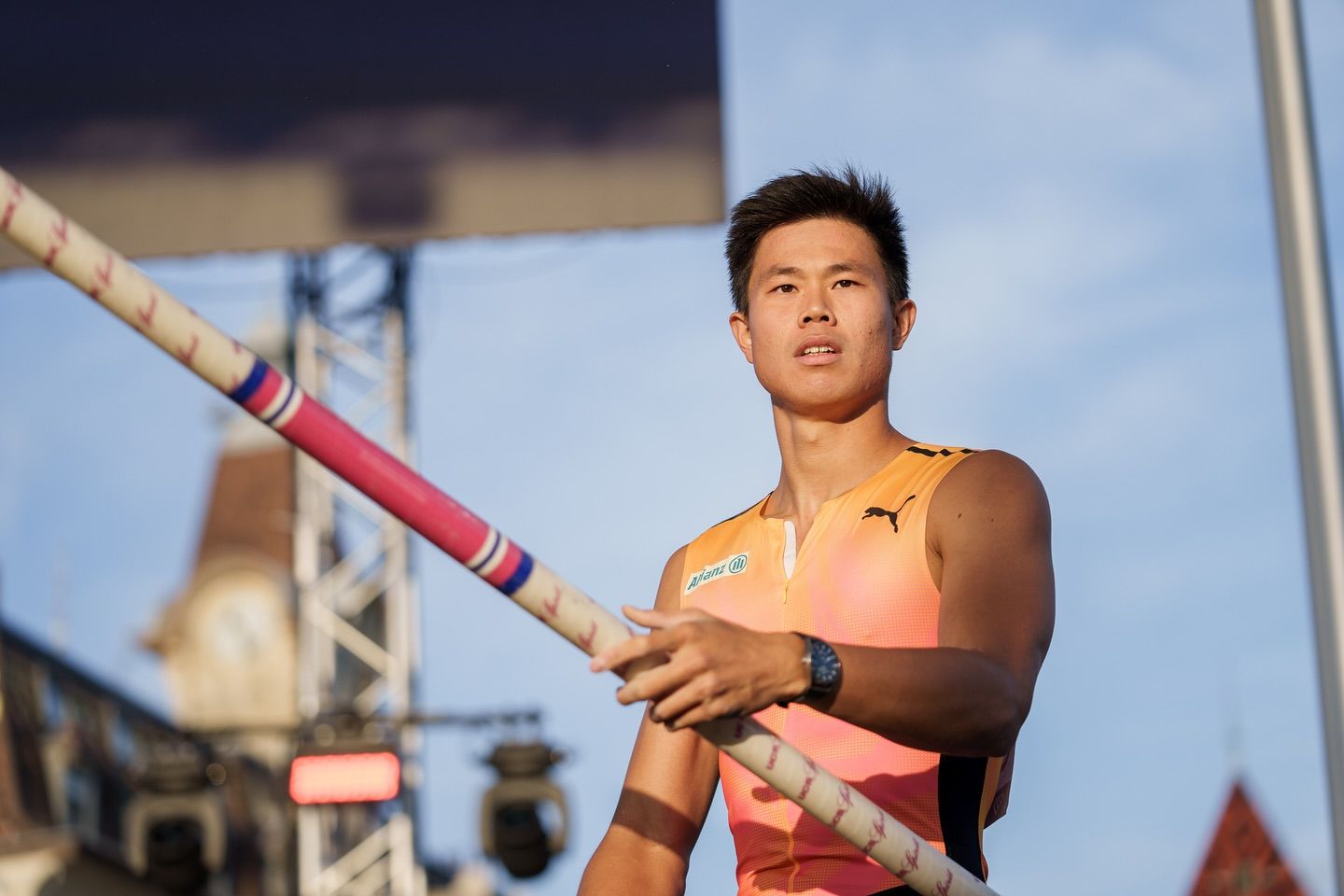 EJ Obiena Triumphs Over Foggy Challenge to Claim Gold in Taiwan Pole Vault