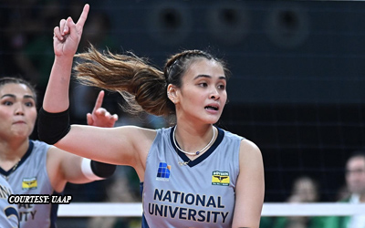 Mhicaela Belen makamandag, NU sinagpang muli ang DLSU