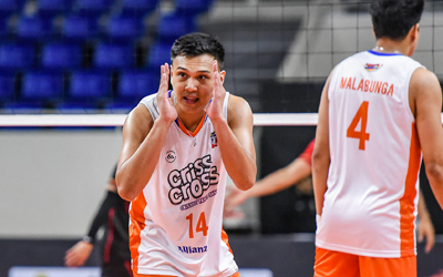 Ish Polvorosa Leads Criss Cross to Finals with Stellar Performance in Spikers' Turf