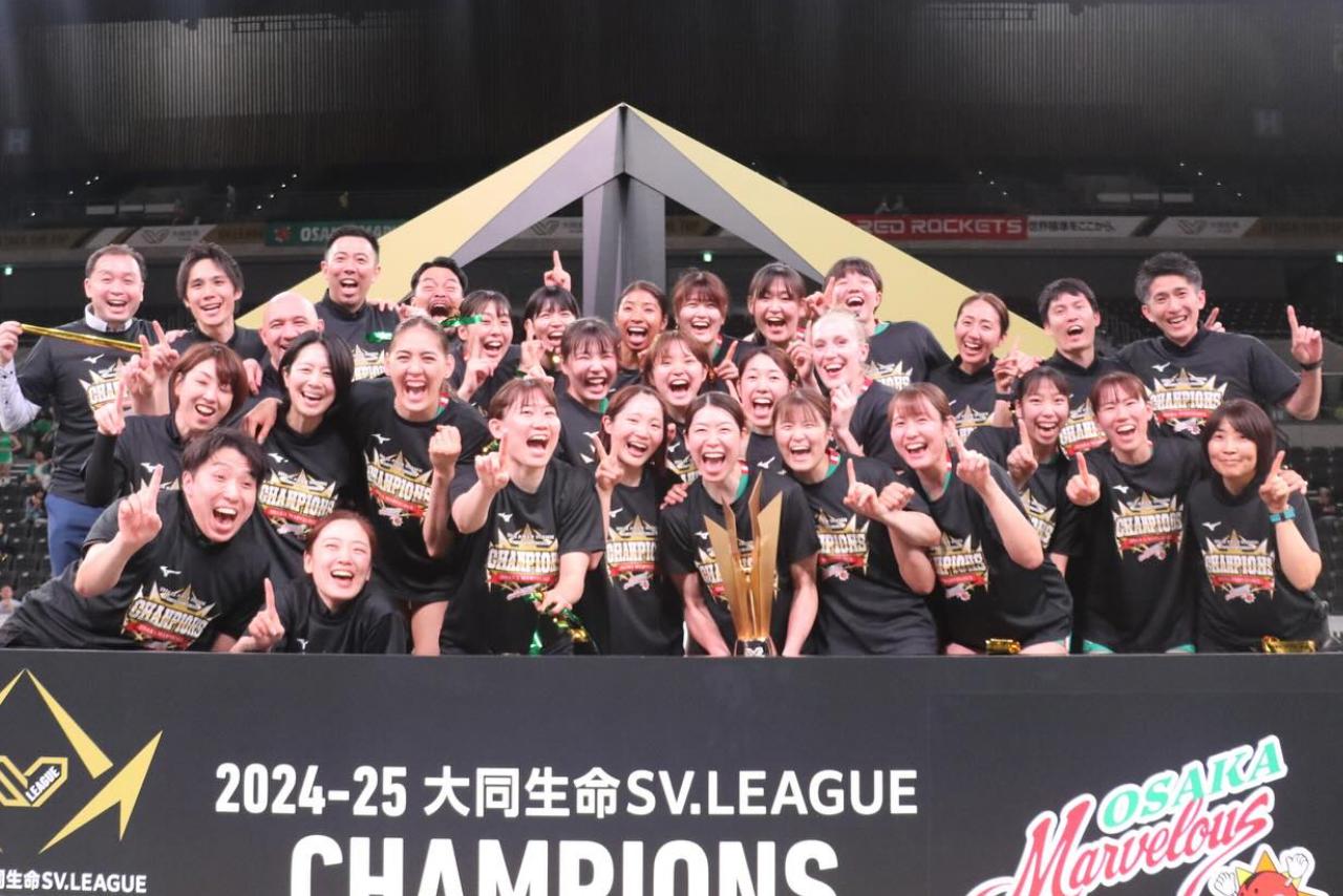 Jaja Santiago Leads Osaka Marvelous to Victory, Clinching First SV.League Championship