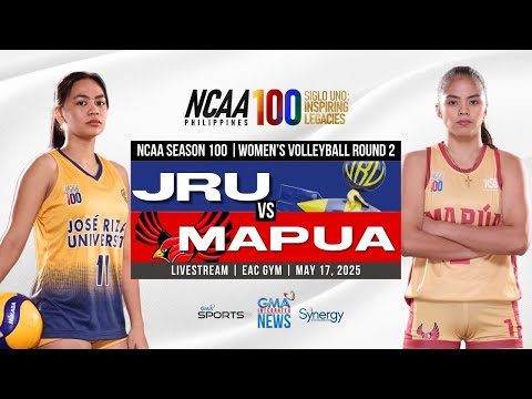 Intense Showdown: JRU Faces MU in NCAA Season 100 Women's Volleyball Round 2