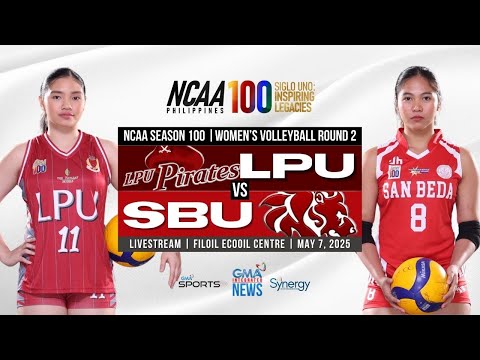 Exciting Clash: LPU Takes on SBU in NCAA Season 100 Women's Volleyball Round 2