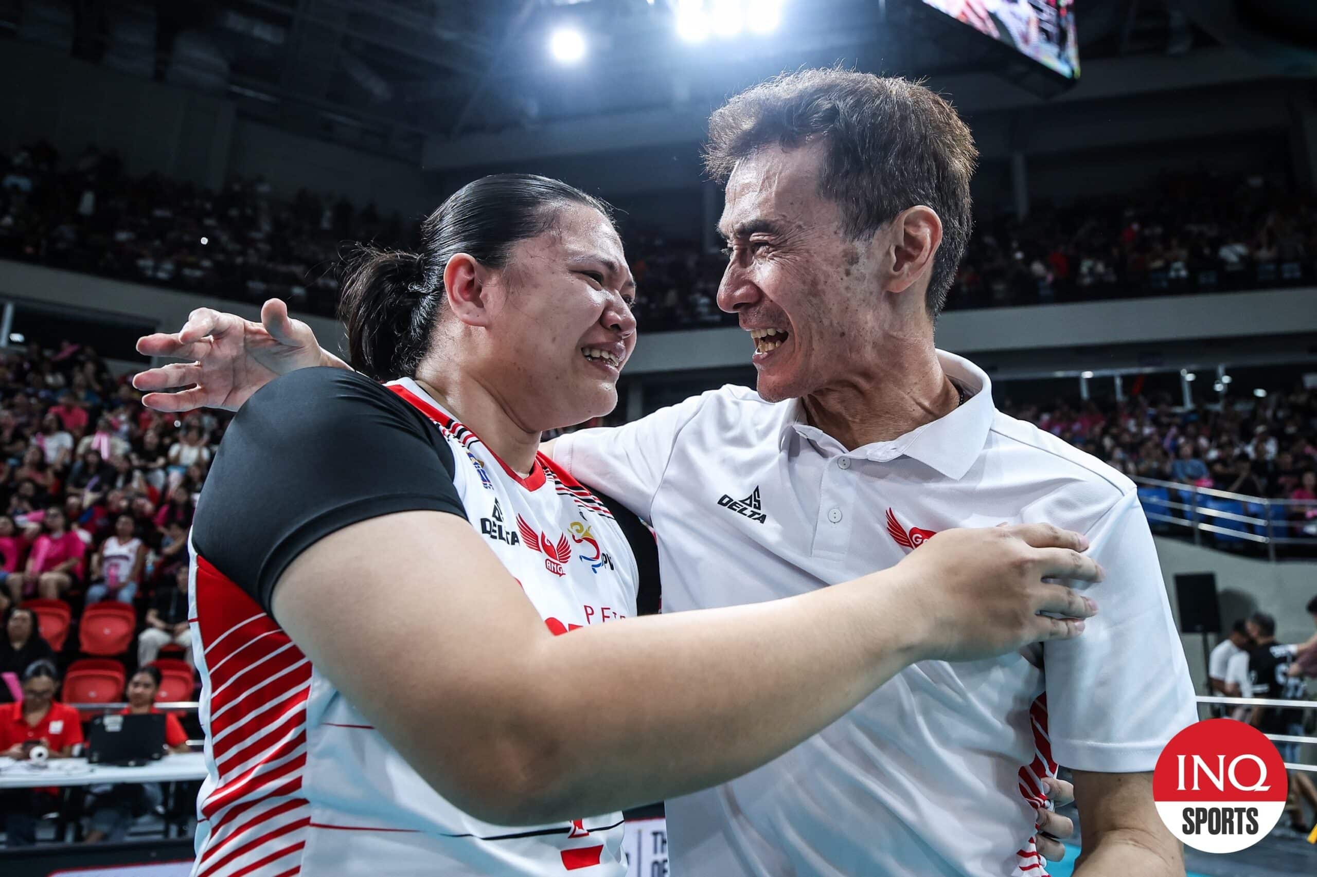 Petro Gazz's Remy Palma and Coach Koji Tsuzurabara Celebrate Historic PVL Championship Victory