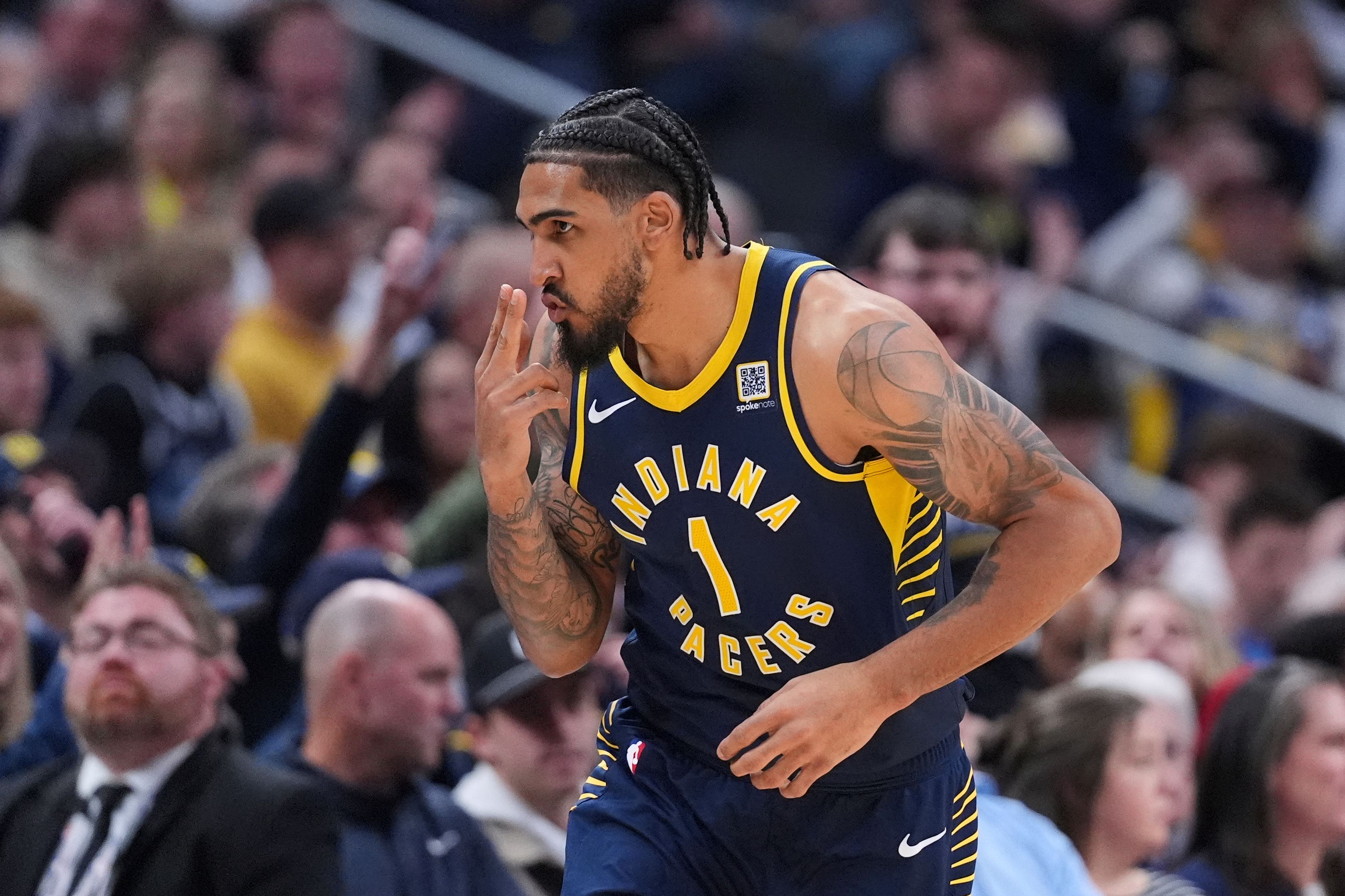 Haliburton, Obi Toppin lead 3-point flurry to help Pacers tame Timberwolves