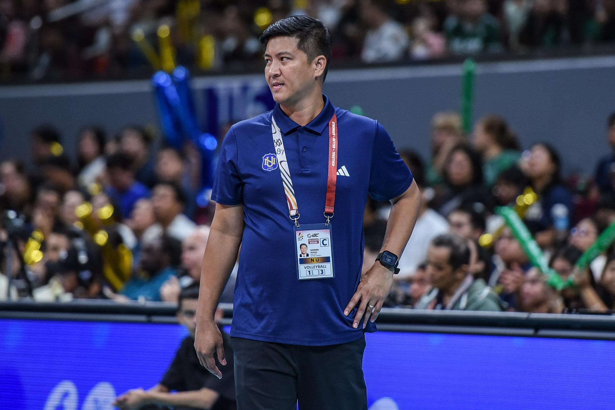 Sherwin Meneses Celebrates Maiden UAAP Title with NU Lady Bulldogs