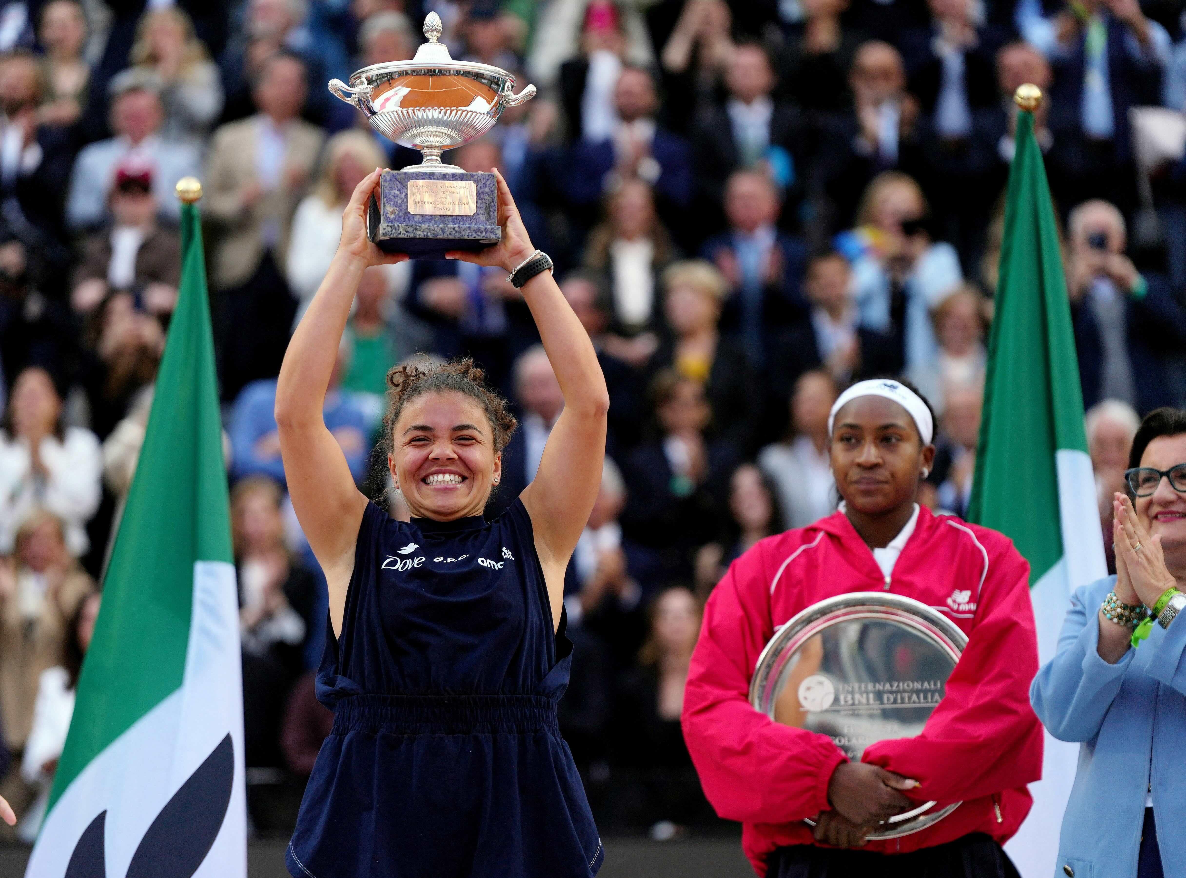 Jasmine Paolini Triumphs in Rome, Marks Historic Win for Italy