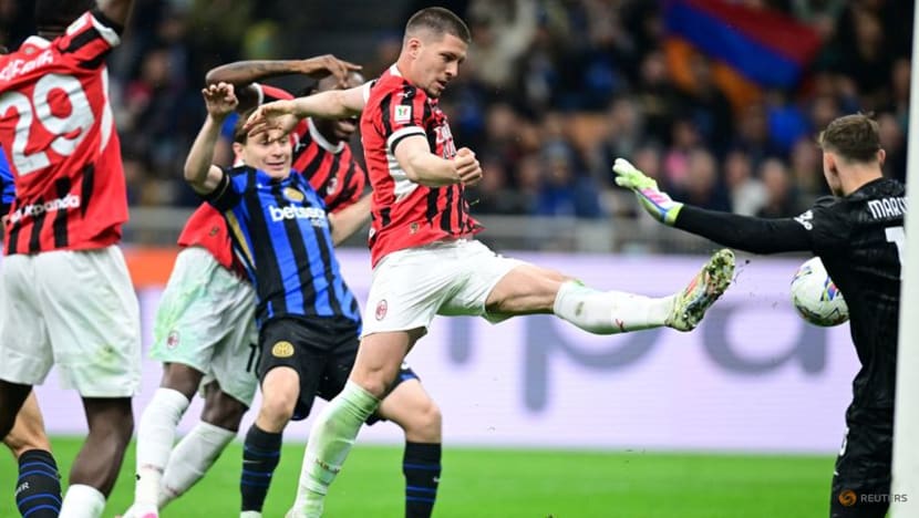 Luka Jovic's Brace Propels AC Milan to Coppa Italia Final After Derby Win Over Inter