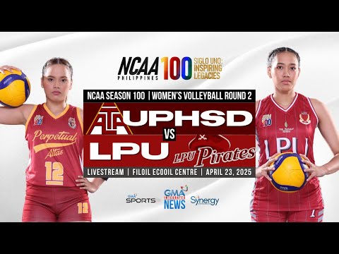 Intense Showdown: UPHSD Takes on LPU in NCAA Season 100 Women's Volleyball Round 2