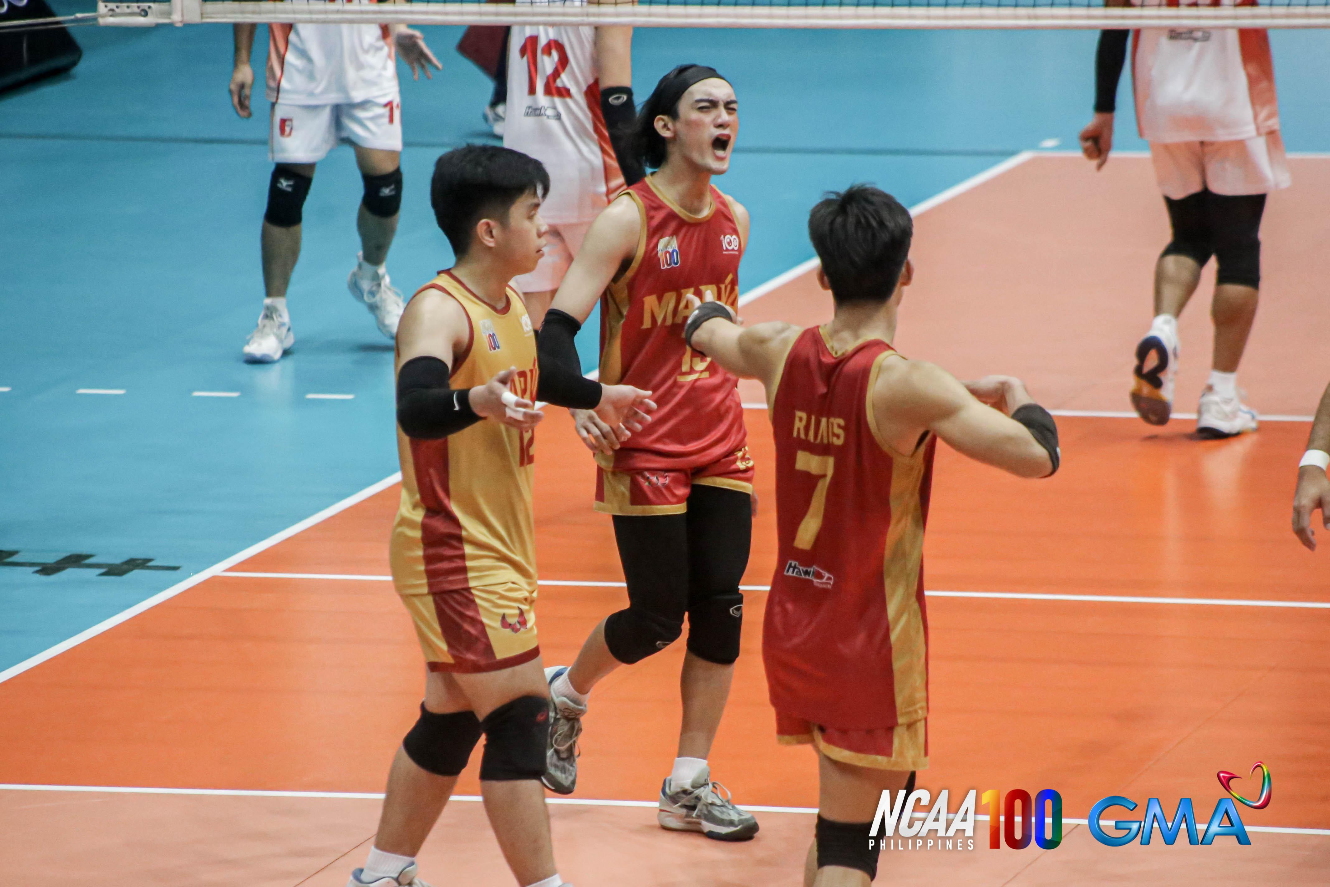 Mapua Cardinals Maintain Perfect Record Despite EAC's Valiant Effort in NCAA Volleyball