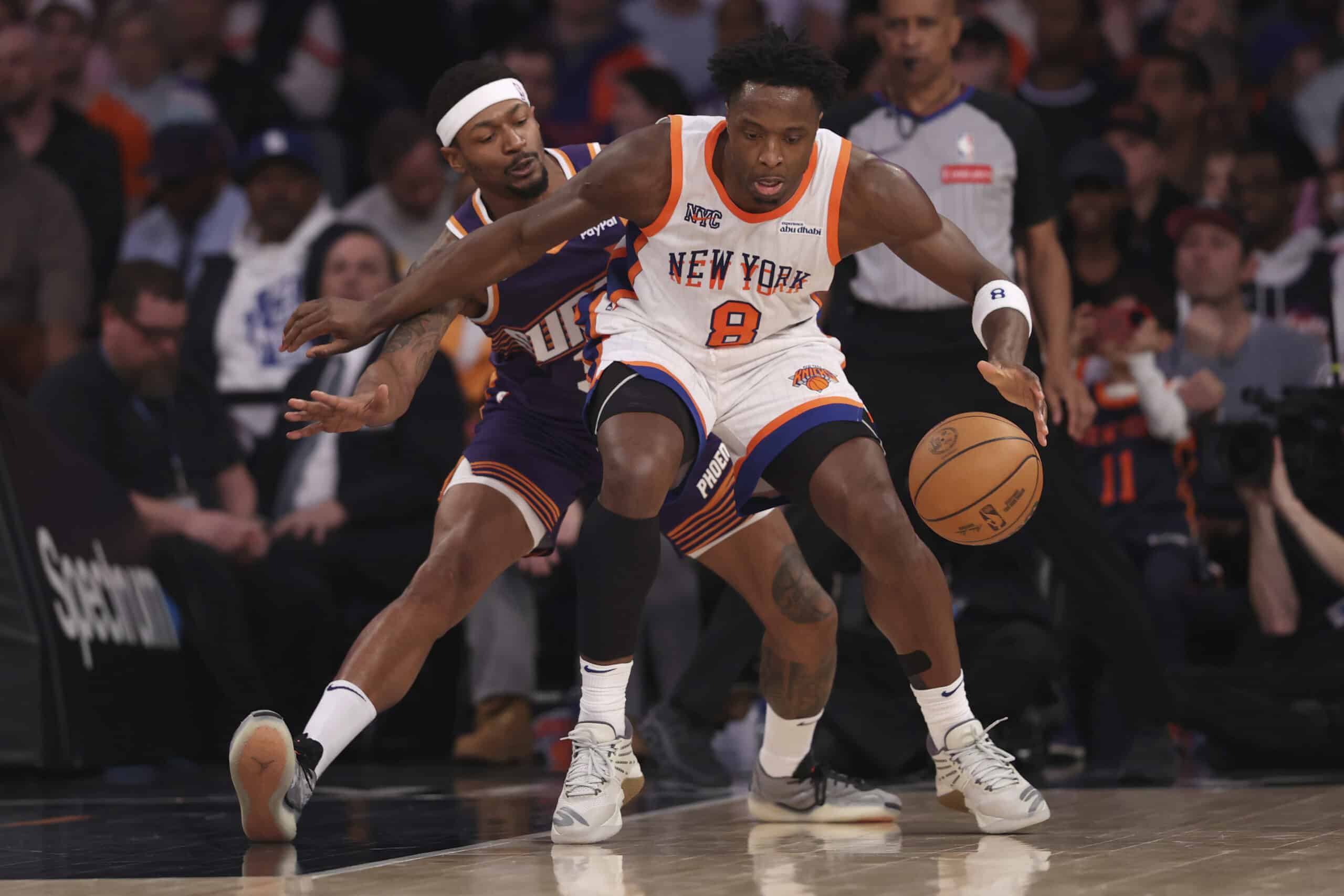 Anunoby's Stellar Performance Propels Knicks to 50 Wins, Defeating Suns