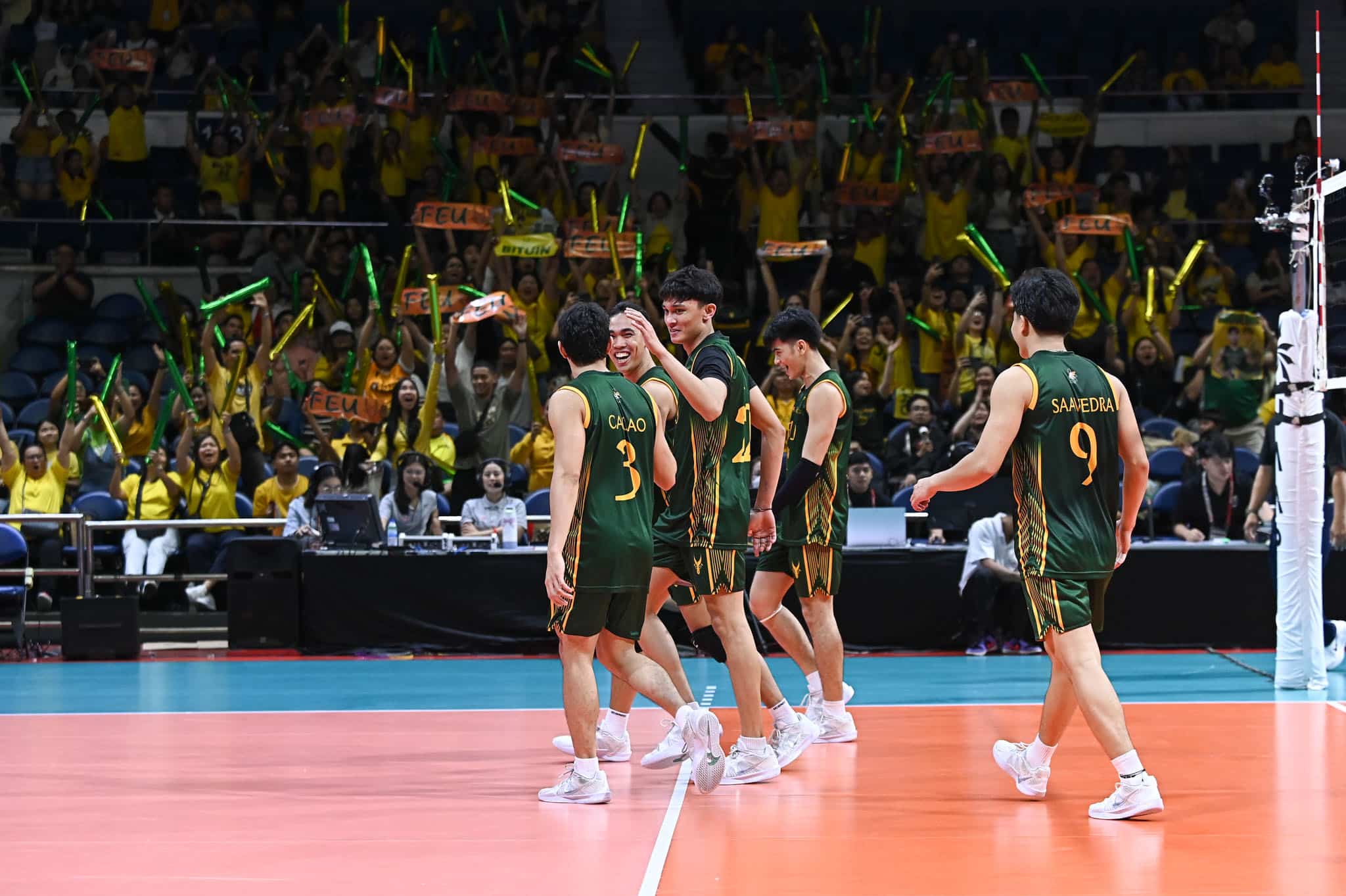 FEU Edges Closer to Top Seed While UST Strengthens Final Four Chances in UAAP Volleyball