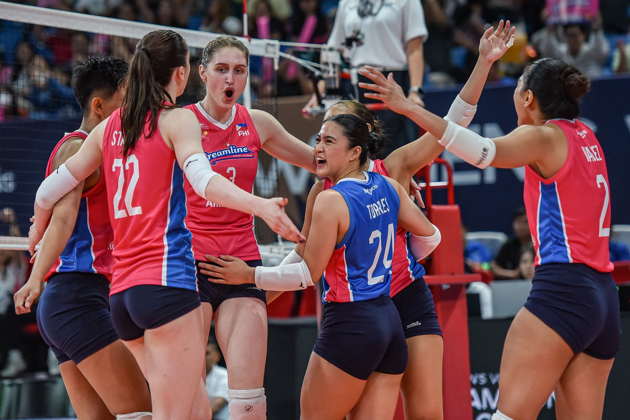 Creamline Cool Smashers Triumph Over Al Naser in AVC Women's Champions League Opener