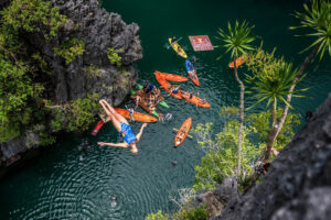 Champions Hunt and Iffland Dominate Red Bull Cliff Diving Return to El Nido