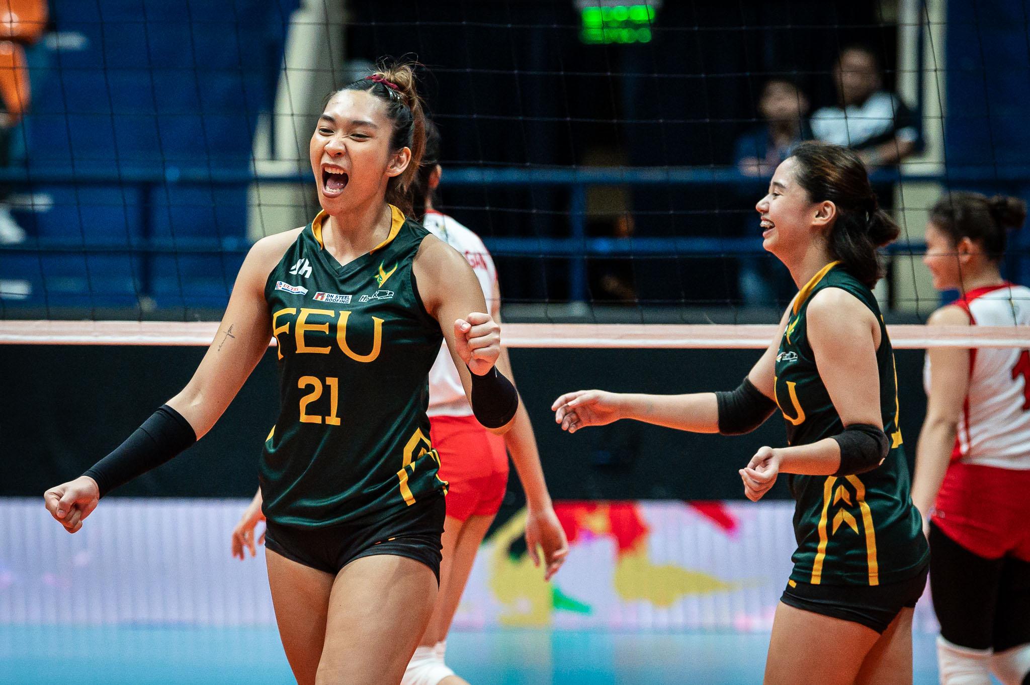 FEU sweeps winless UE in UAAP women's volleyball