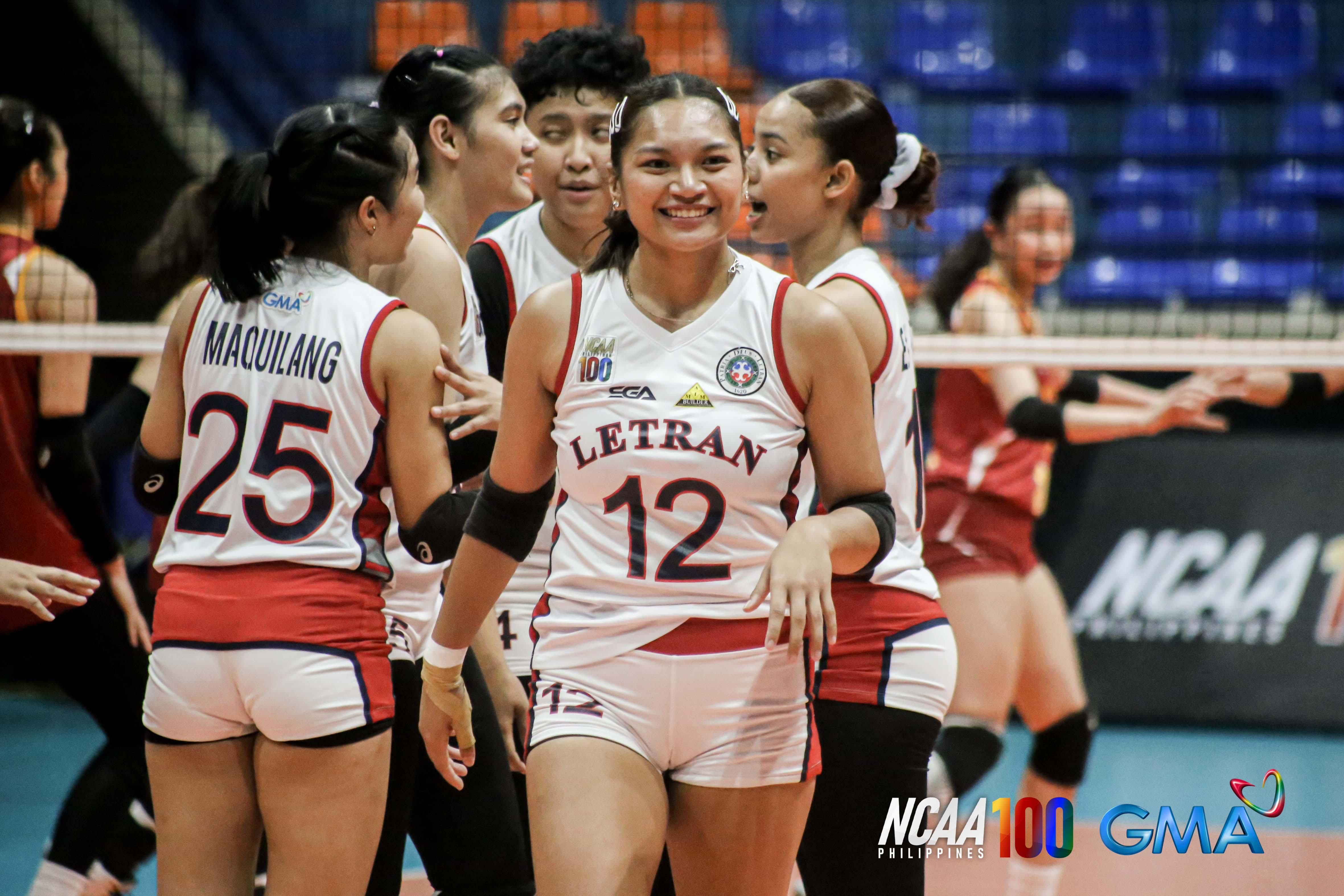 Letran Lady Knights Overcome Perpetual in Thrilling NCAA Volleyball Showdown