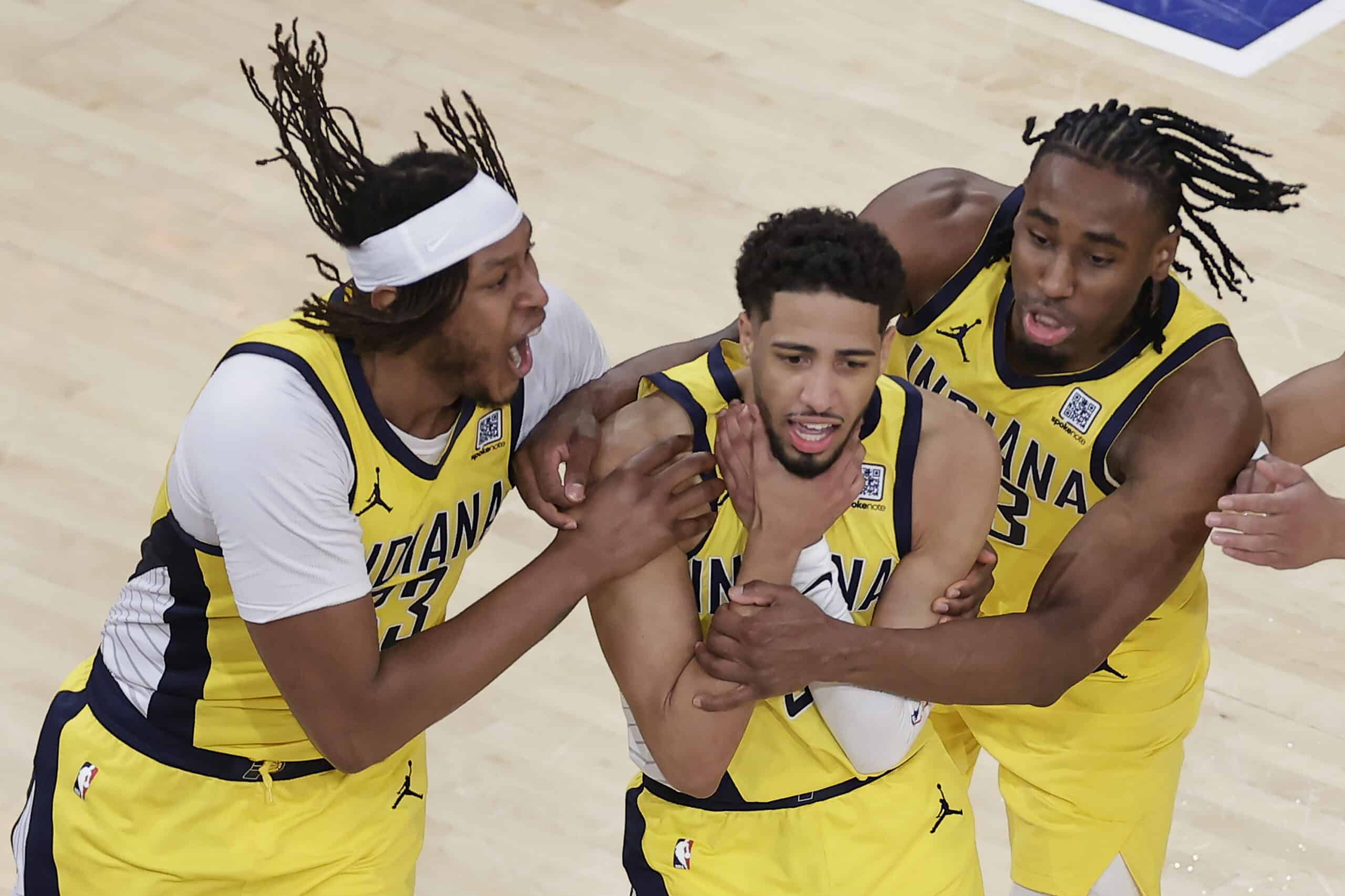 Tyrese Haliburton's Clutch Shot Leads Pacers to Overtime Victory Over Knicks in Game 1