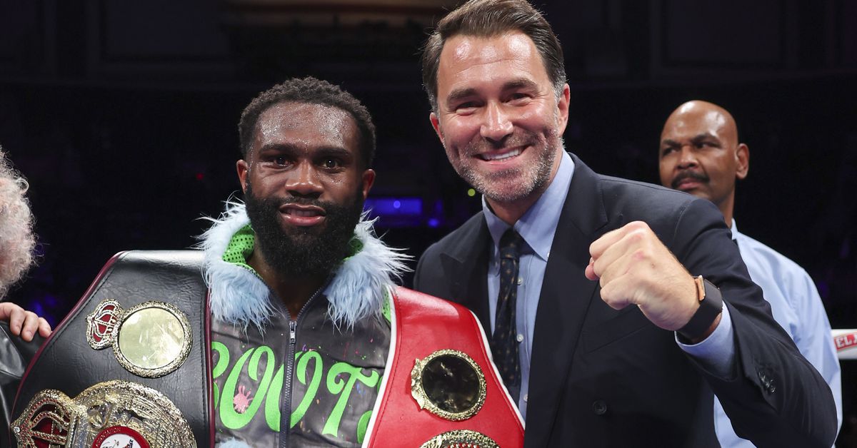 Eddie Hearn Optimistic About Jaron Ennis vs. Teofimo Lopez Bout: 'A Very Good Chance' if Ennis Stays at 147