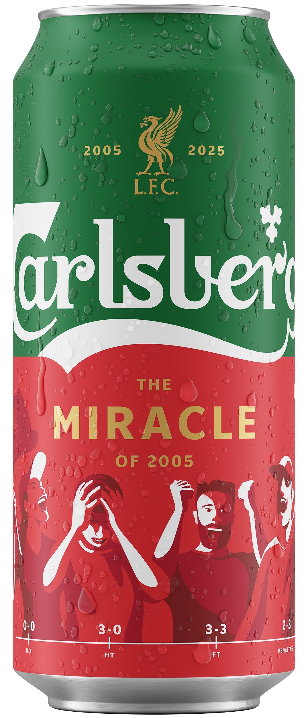 Carlsberg Honors 20th Anniversary of Liverpool's 2005 Miracle with Legends and Limited-Edition Can