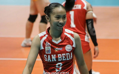 Janelle Bachar Powers San Beda to Victory Over Lyceum in NCAA Volleyball Thriller