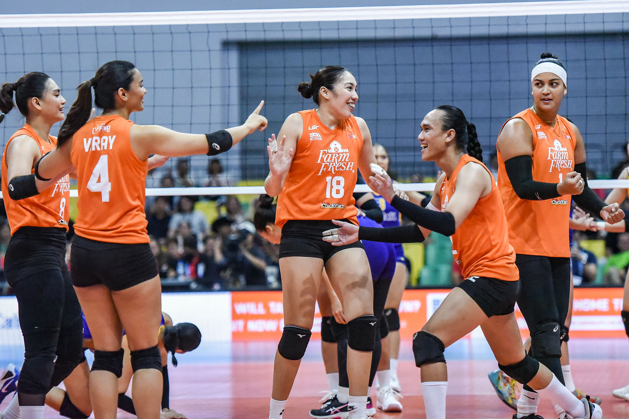 Farm Fresh Foxies Secure Quarterfinal Spot with Dominant Victory Over Capital1