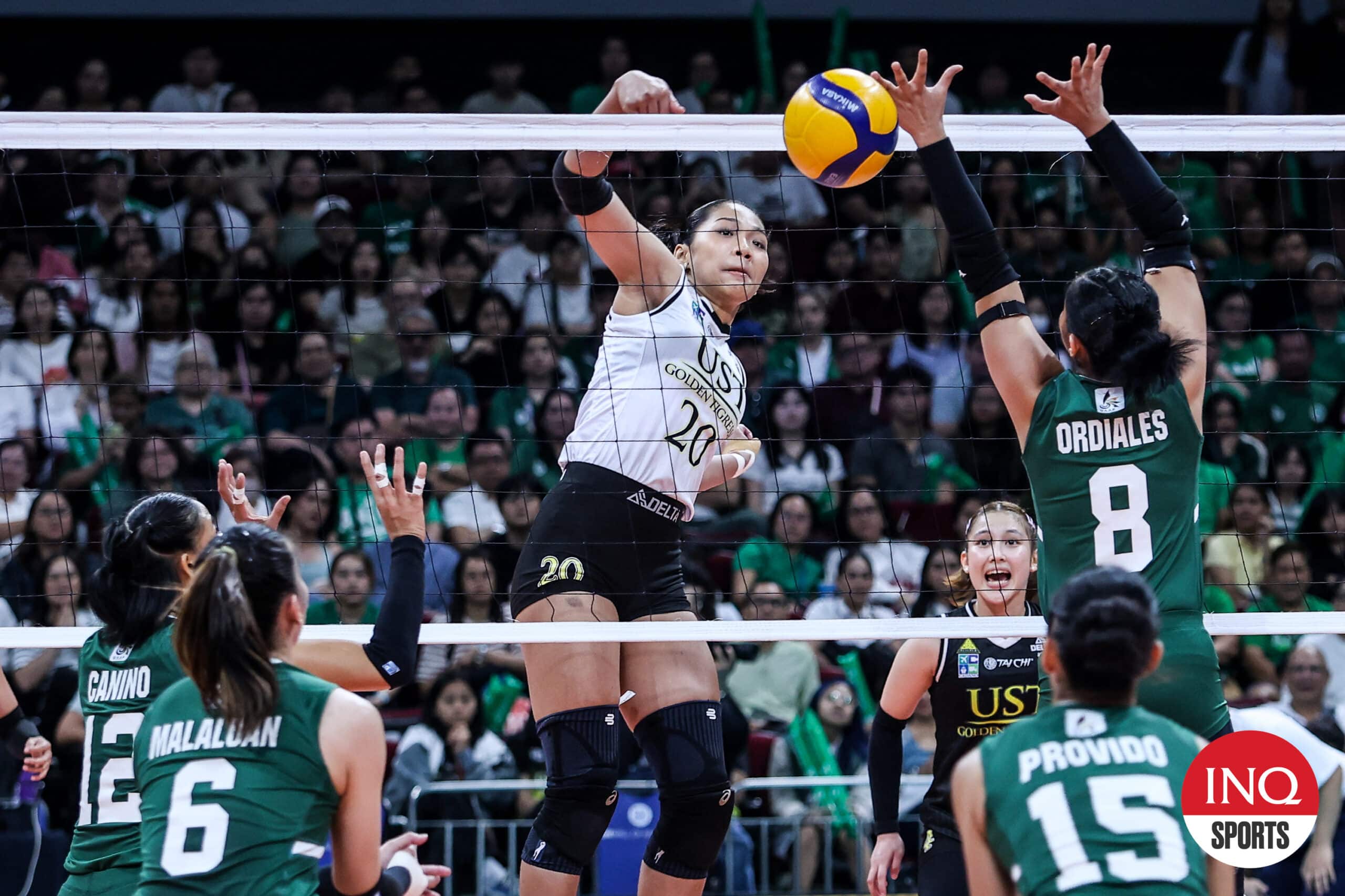 UST Tigresses Remain Determined Despite Playoff Loss to La Salle in UAAP Volleyball