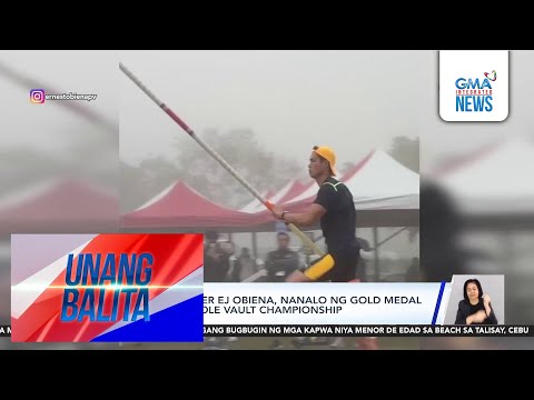 EJ Obiena Soars to Gold at Taiwan International Pole Vault Championship